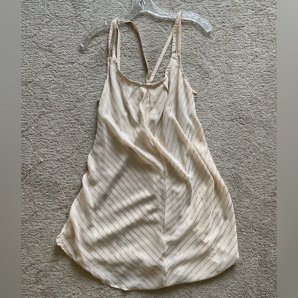 NWOT:: Cute Beige / Gold Dress